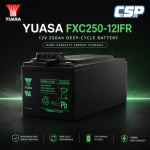 Yuasa FXC250-12IFR Deep Cycle VRLA Battery